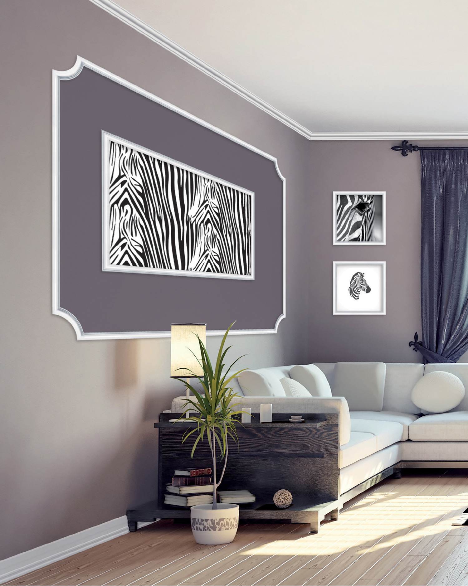 Homestar Stuckleiste Styropor Zierleiste D 25 | weiss