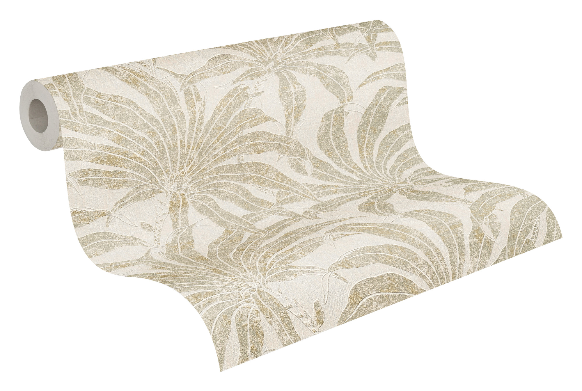 AS Vliestapete Jade 2 Beige Pflanzen  395015