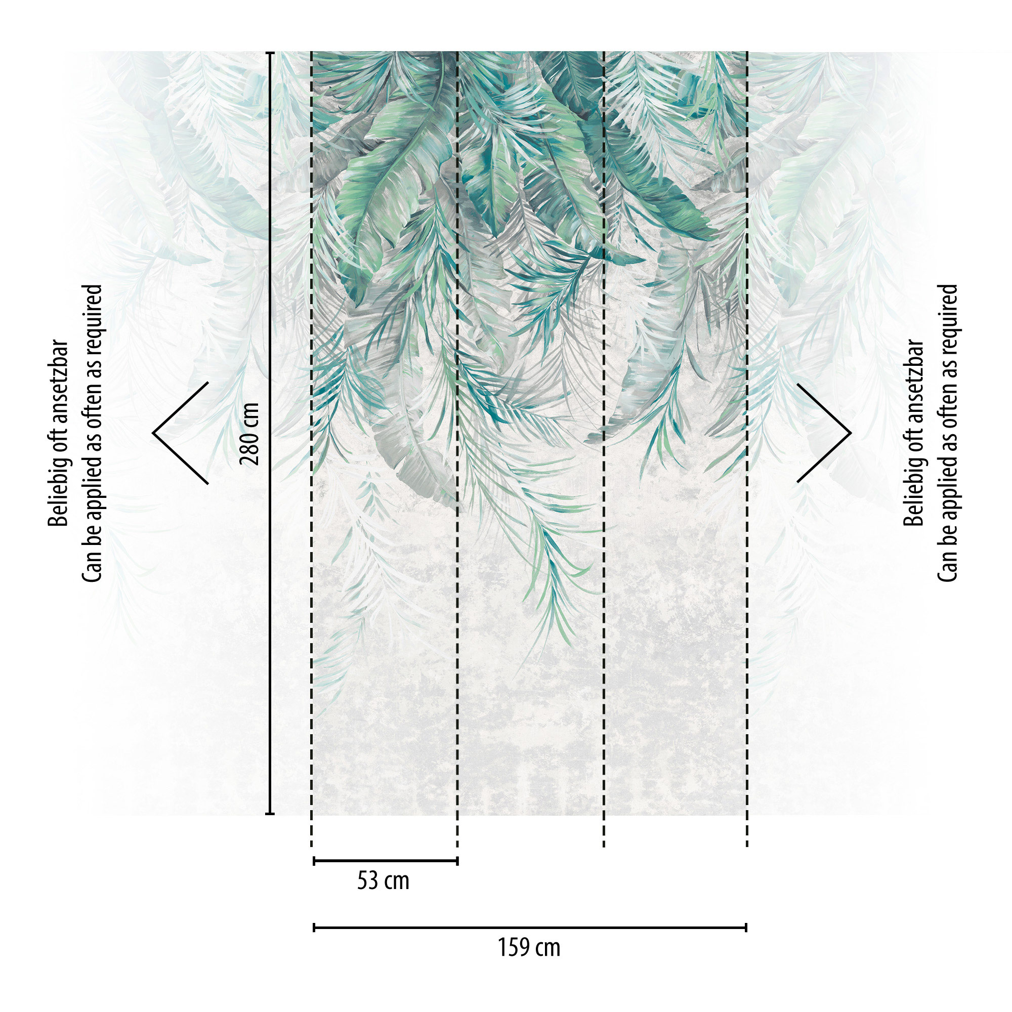Livingwalls Vliestapete The Wall 3 Dschungel 398191