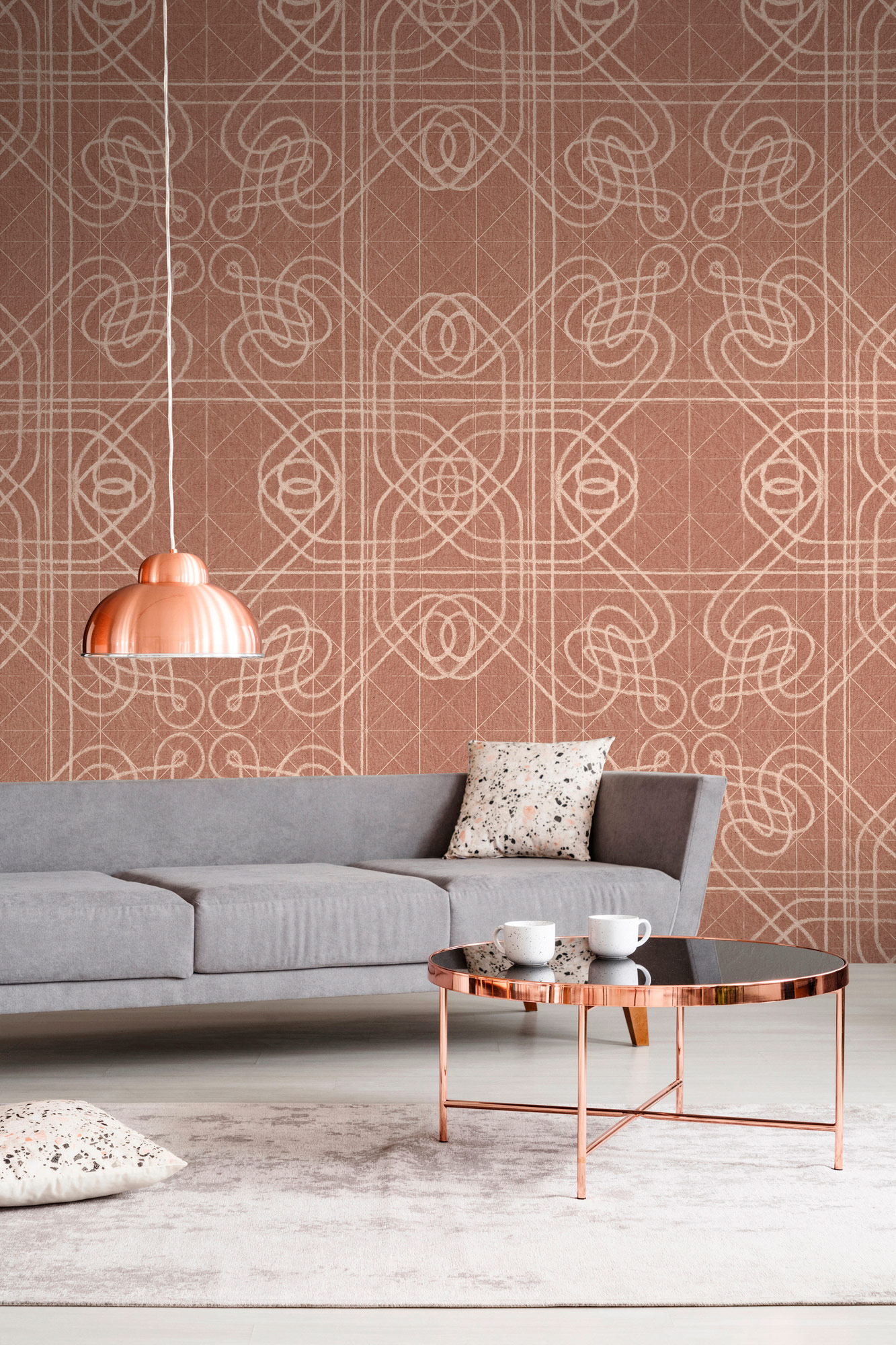 AS Fototapete Walls by Patel 5 Linien Braun DD134465