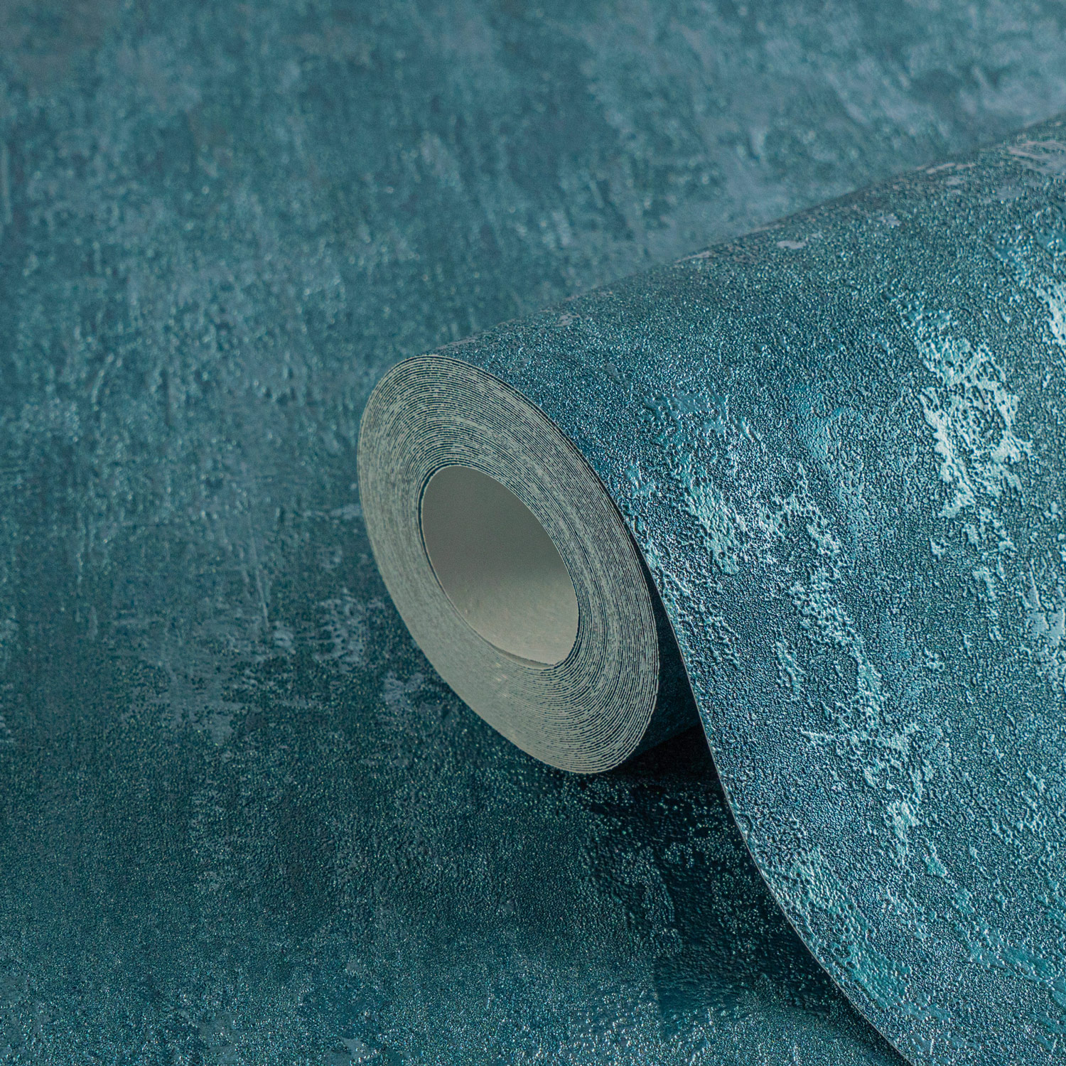 AS Vliestapete Trendwall 2 Rostoptik blau 380445