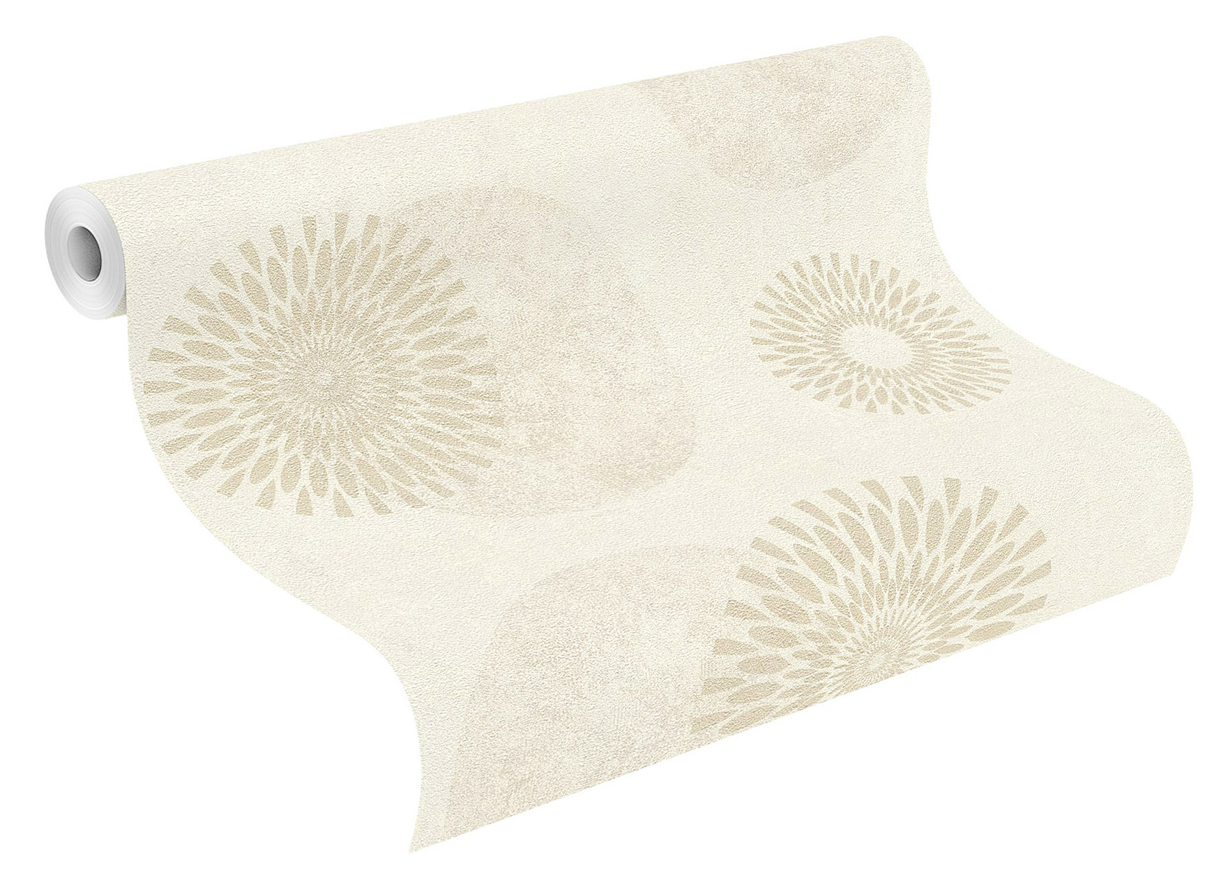 Rasch Vliestapete Tapetenwechsel 2 Betonoptik Kreise 651720