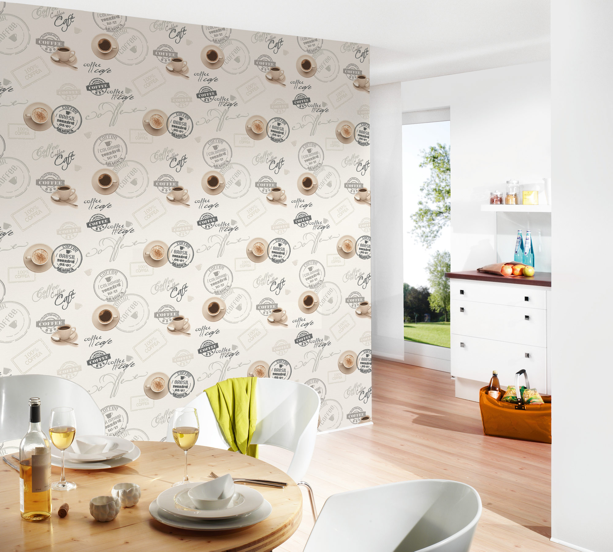 AS Tapete  Il Decoro creme Küchentapete 943081