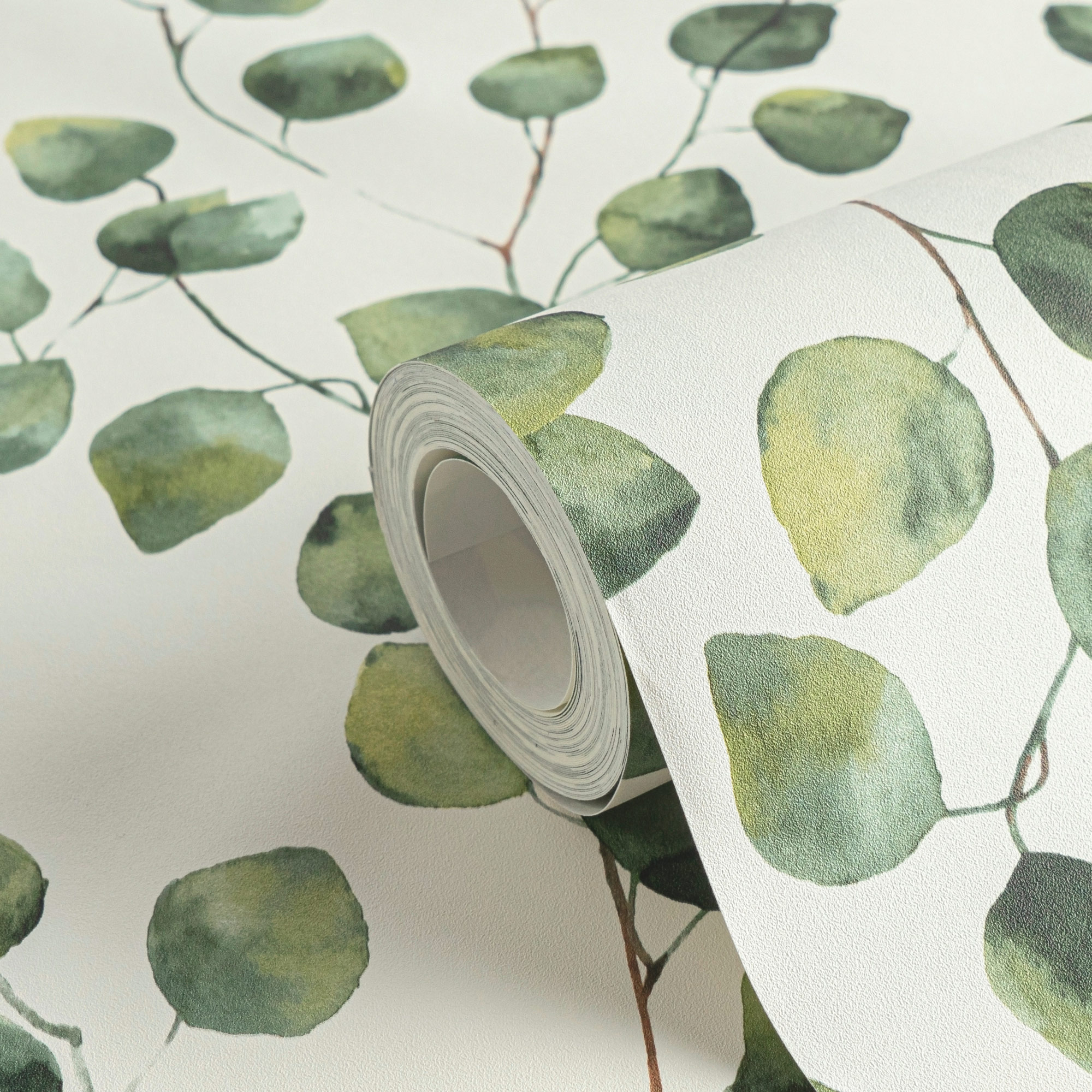 AS Création Vliestapete Greenery Blätter grün 370441