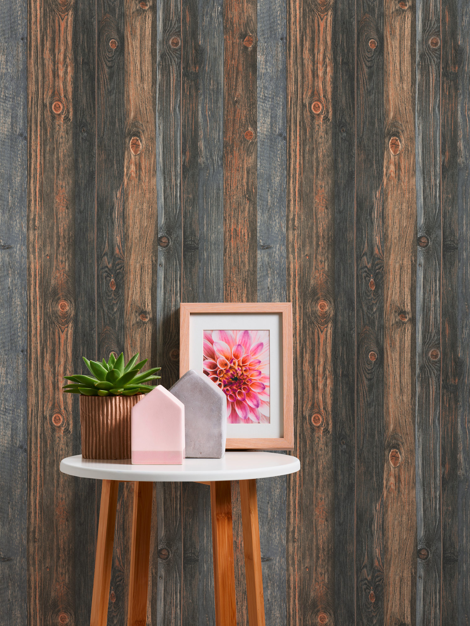 AS Vliestapete Elements 2 Holzoptik Braun 908612