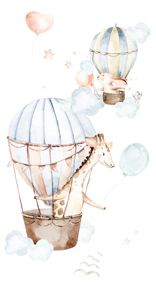 Rasch Fototapete Kids World Giraffe Tiere 364941