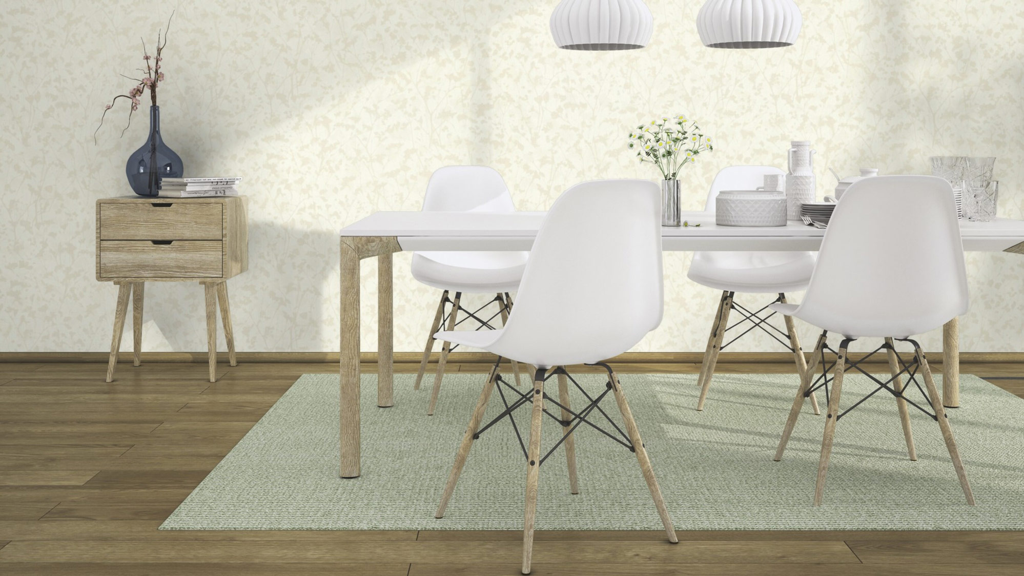 Rasch Vliestapete Amara Beige-Hellbeige 720730