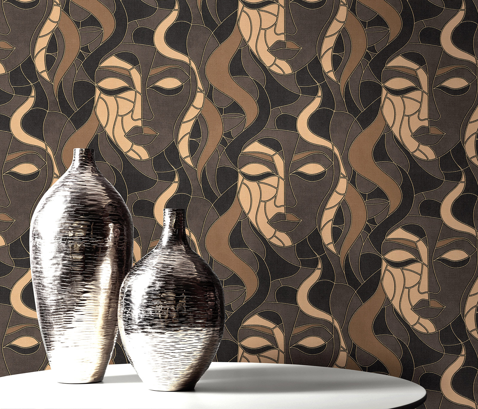 Erismann Vliestapete Elle 4 taupe 1045837