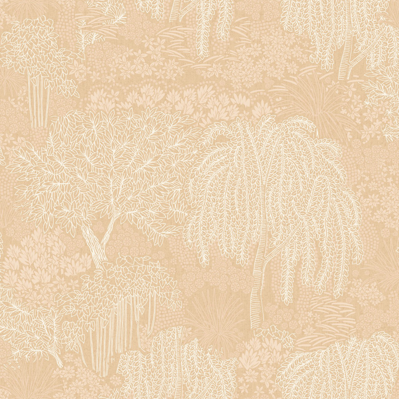 Thomas Vliestapete Attraction beige Bäume