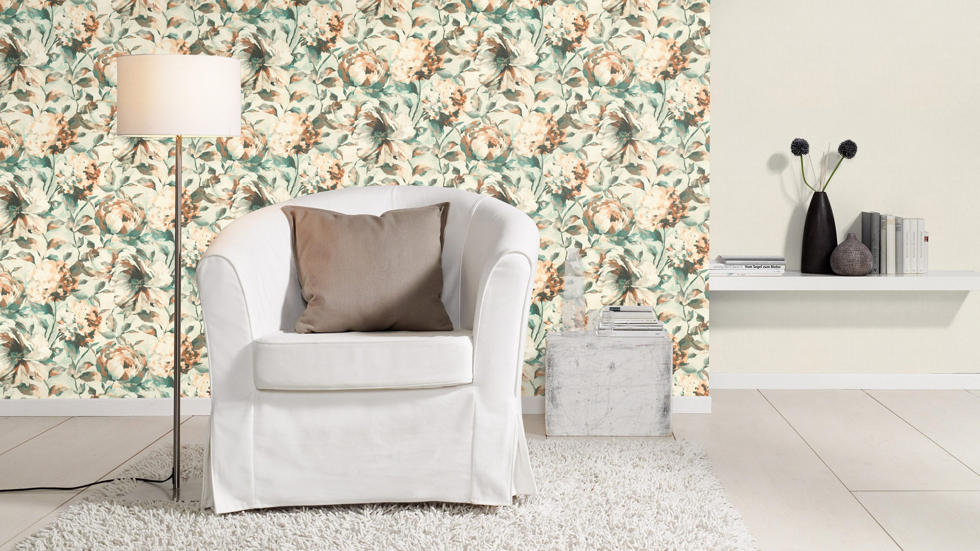 Rasch Vliestapete Florentine 4 Leinenoptik 484519