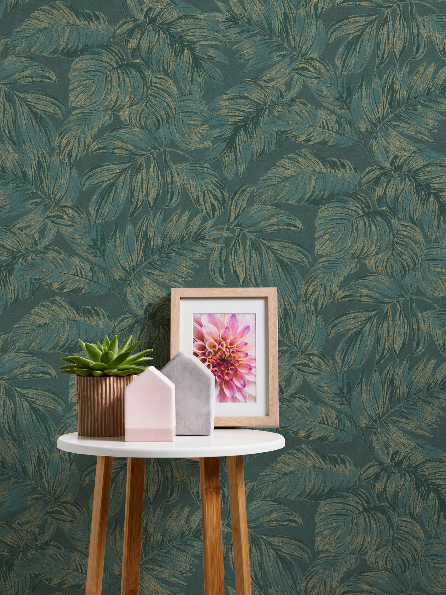 AS Vliestapete Casual Living Grün Floral 393401