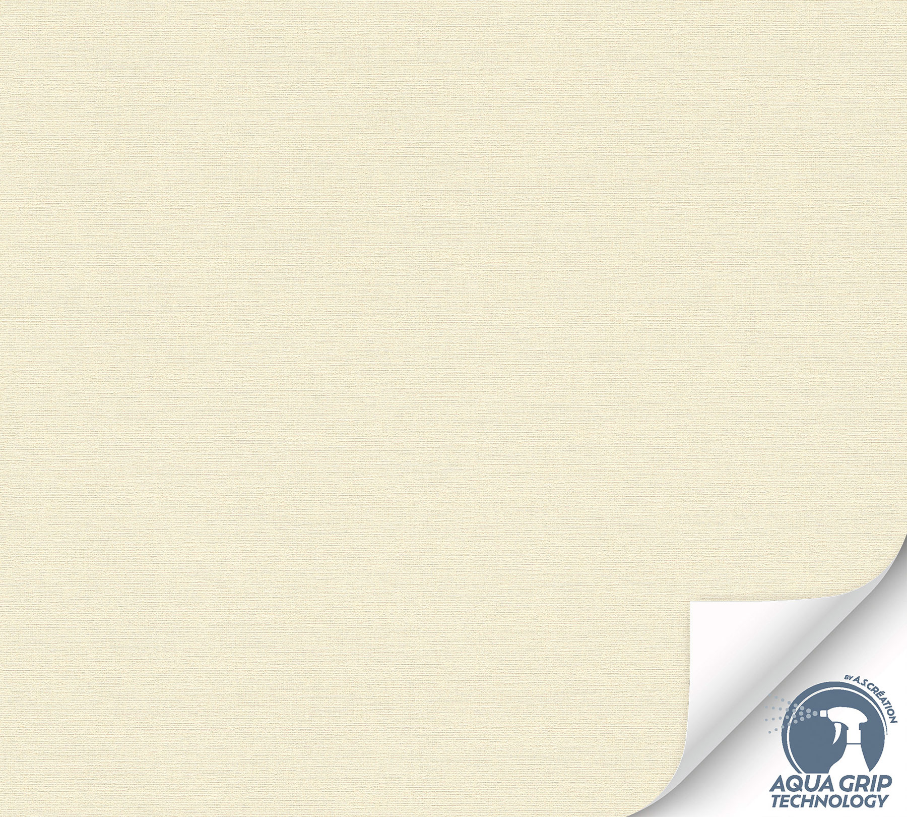 AS Vliestapete Cosiness Designdrop 2 Uni Creme 792441
