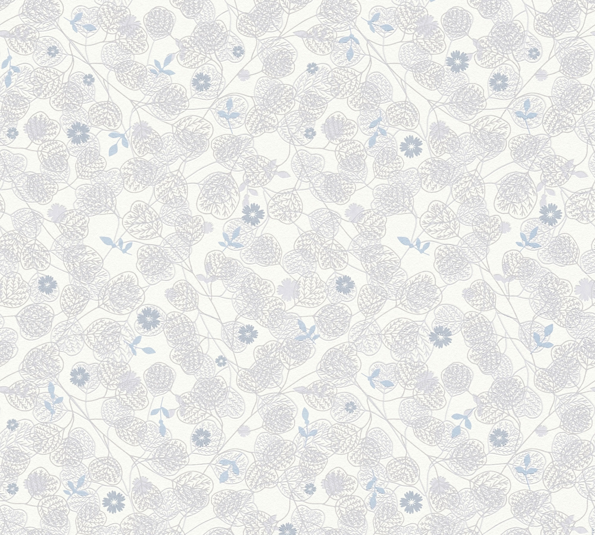 AS Vliestapete MS Travel Styles Blätter Weiß 391111 AS Vliestapete MS Travel Styles Blätter Weiß 391111