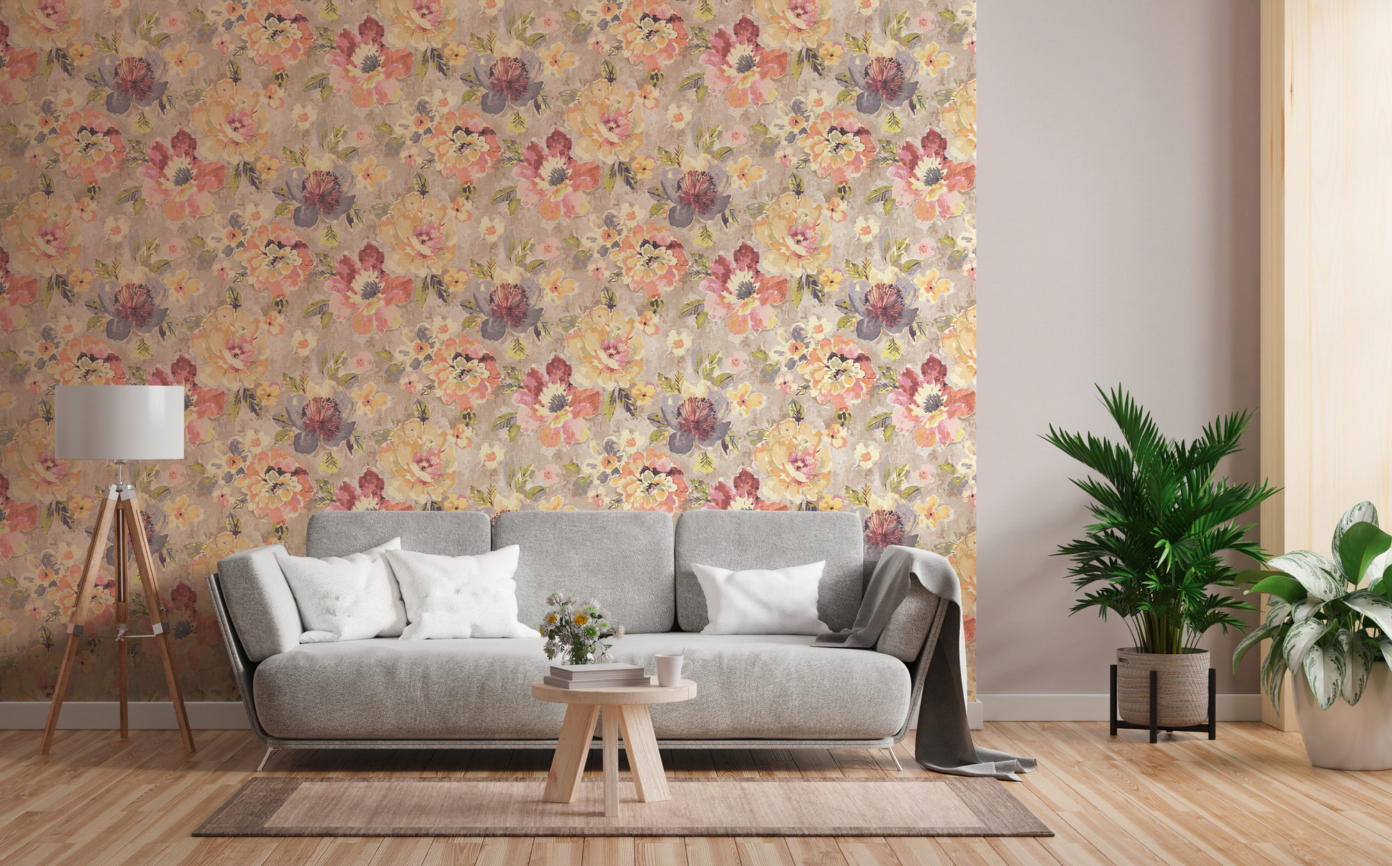 AS Vliestapete Aquarell Dreams Blumentapete bunt 396072