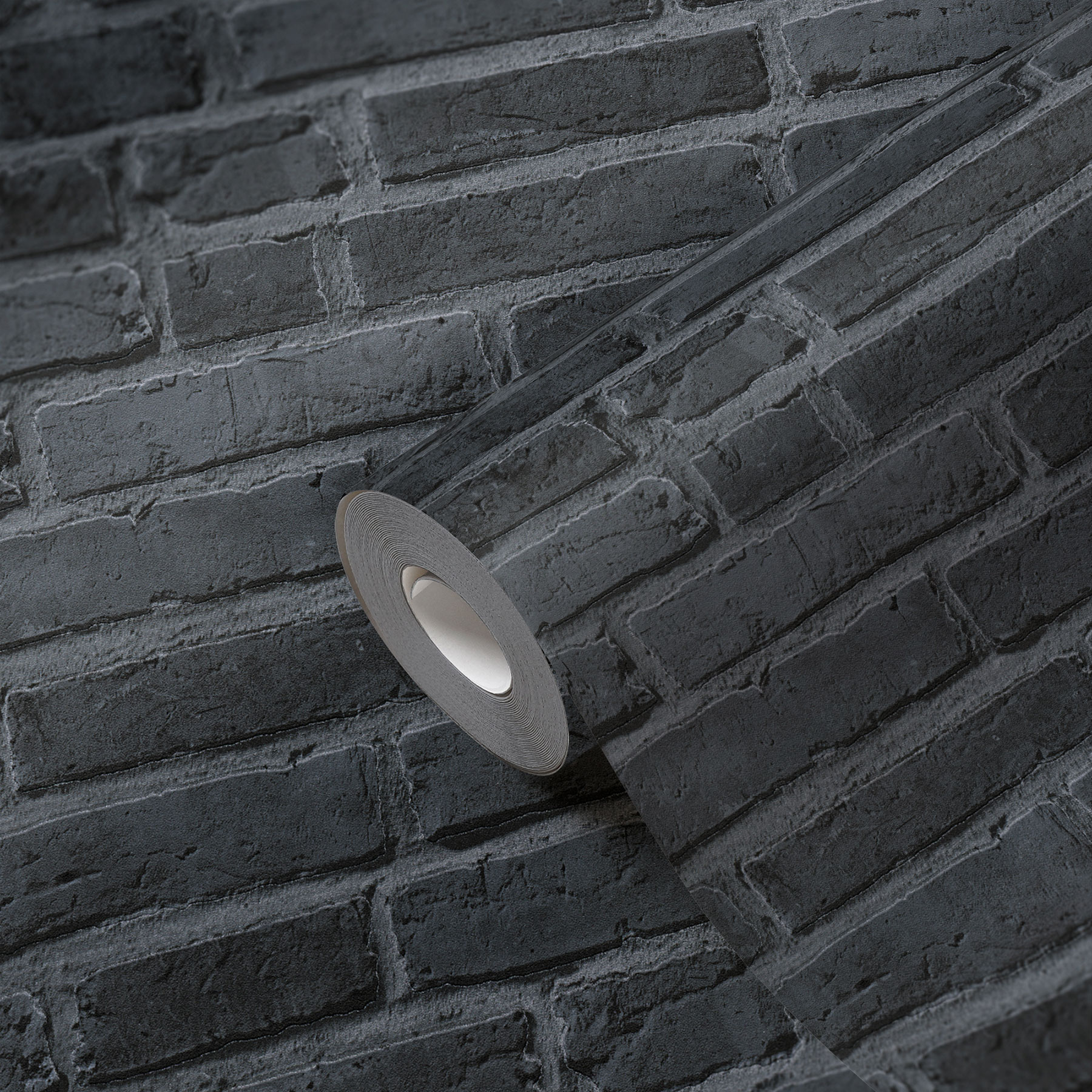 AS Vliestapete Elements 2 Steintapete Schwarz 942833