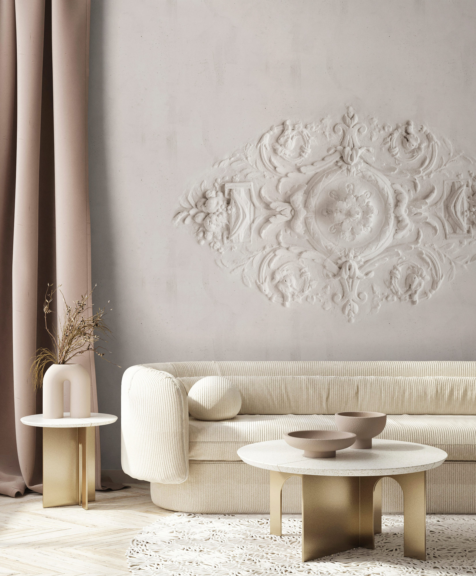 AS Fototapete Walls by Patel 5 3D Creme DD134663