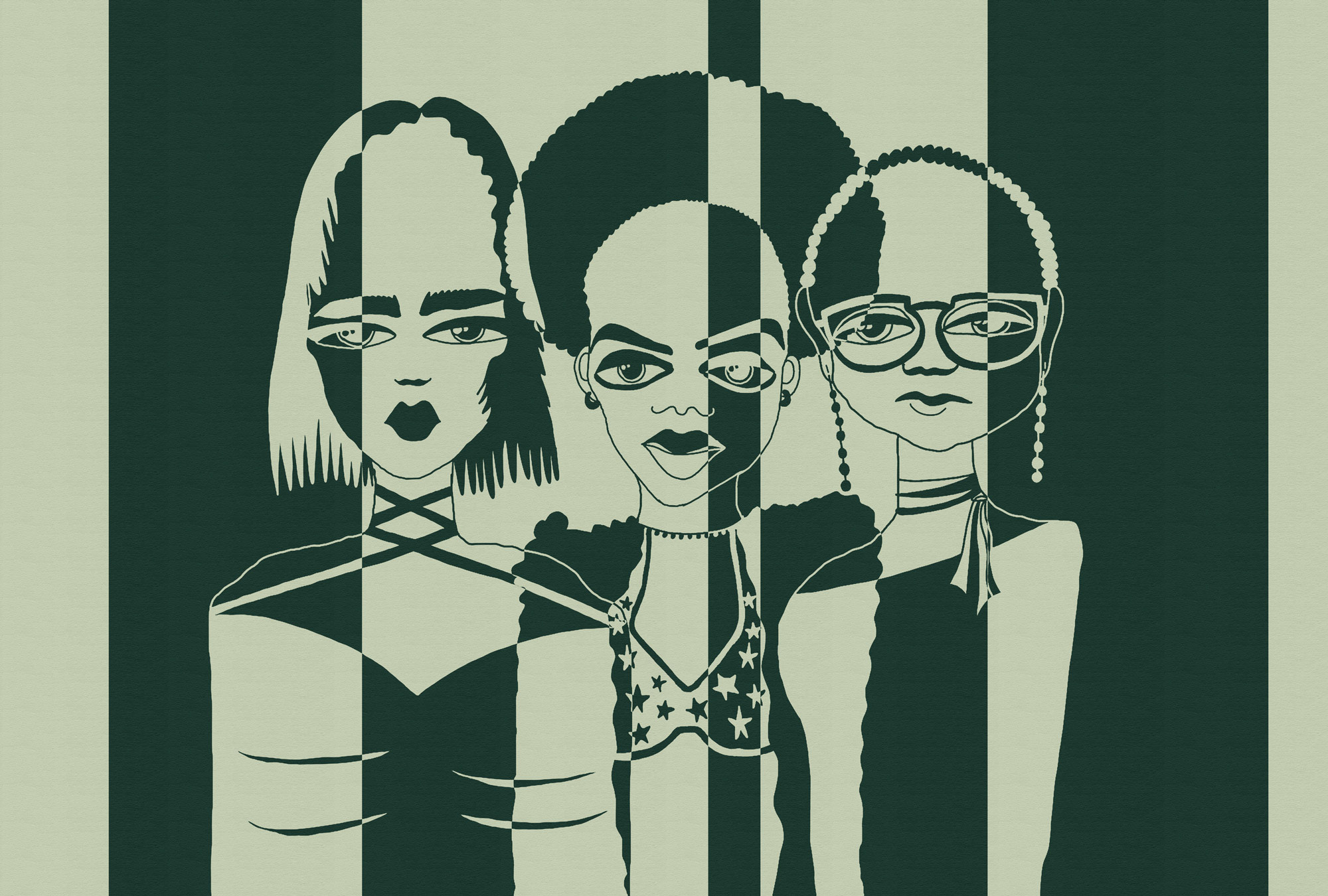 AS Fototapete Walls by Patel 5 Kunst Grün DD133895