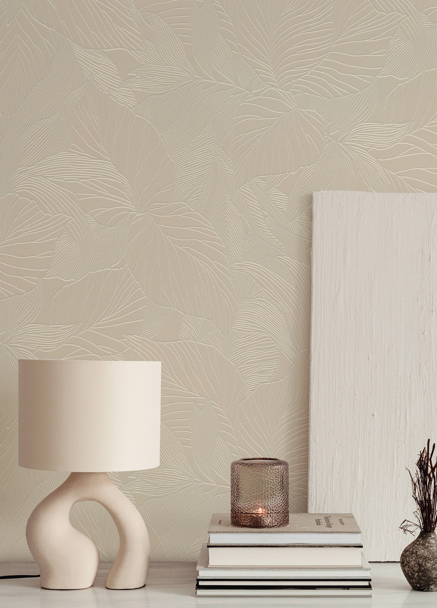 Rasch Vliestapete Deco Style Beige-Taupe hell 314908