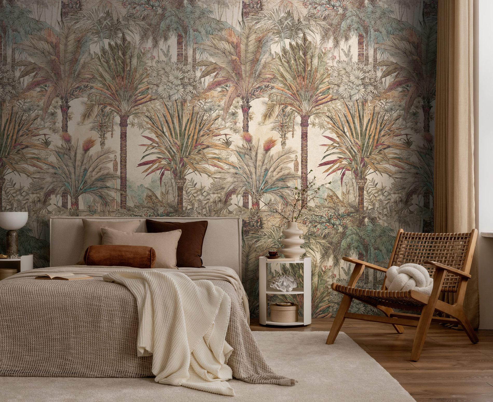 AS Fototapete The Wall 4 Tropisch Beige 792299