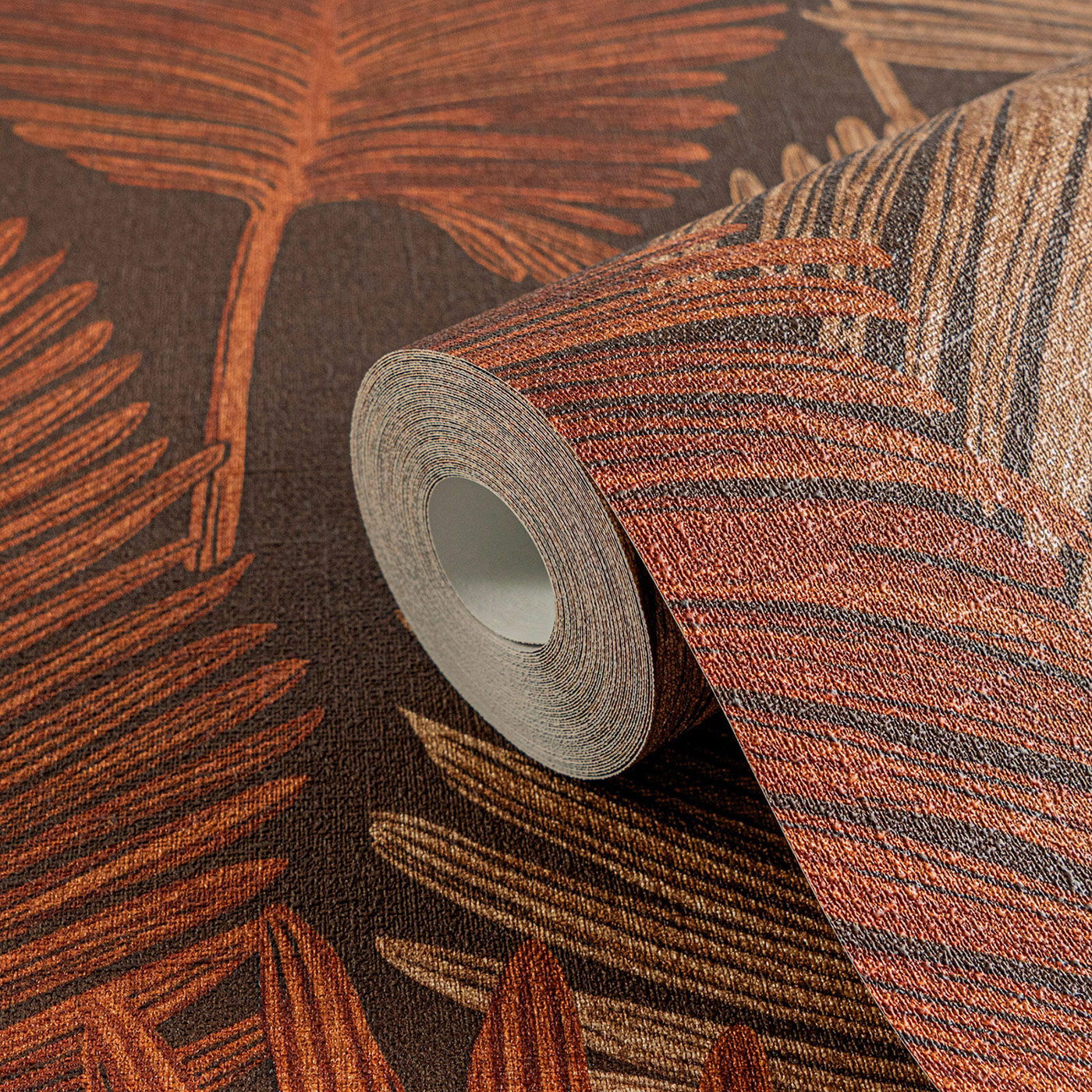 AS Vliestapete MS Hot Spots Floral Braun 786735