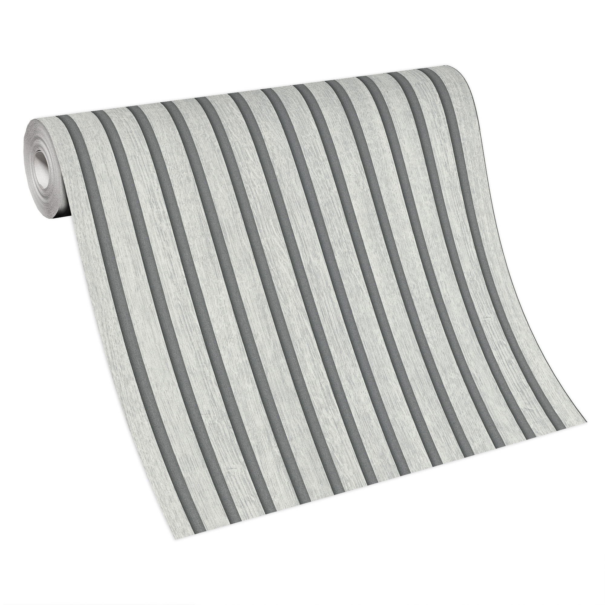 Erismann Vliestapete Holzpaneel hellgrau 1040031