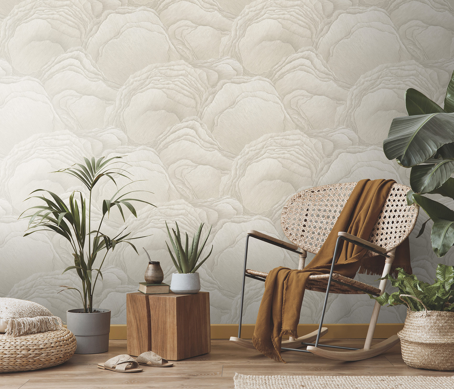 Erismann Vliestapete Focus creme 1029814