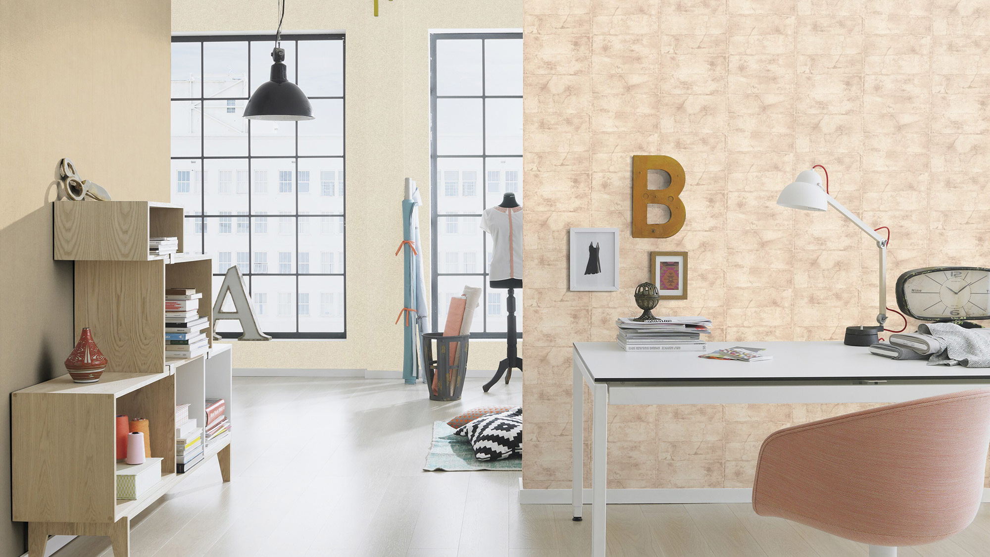 Rasch Vliestapete Concrete Unis 521467