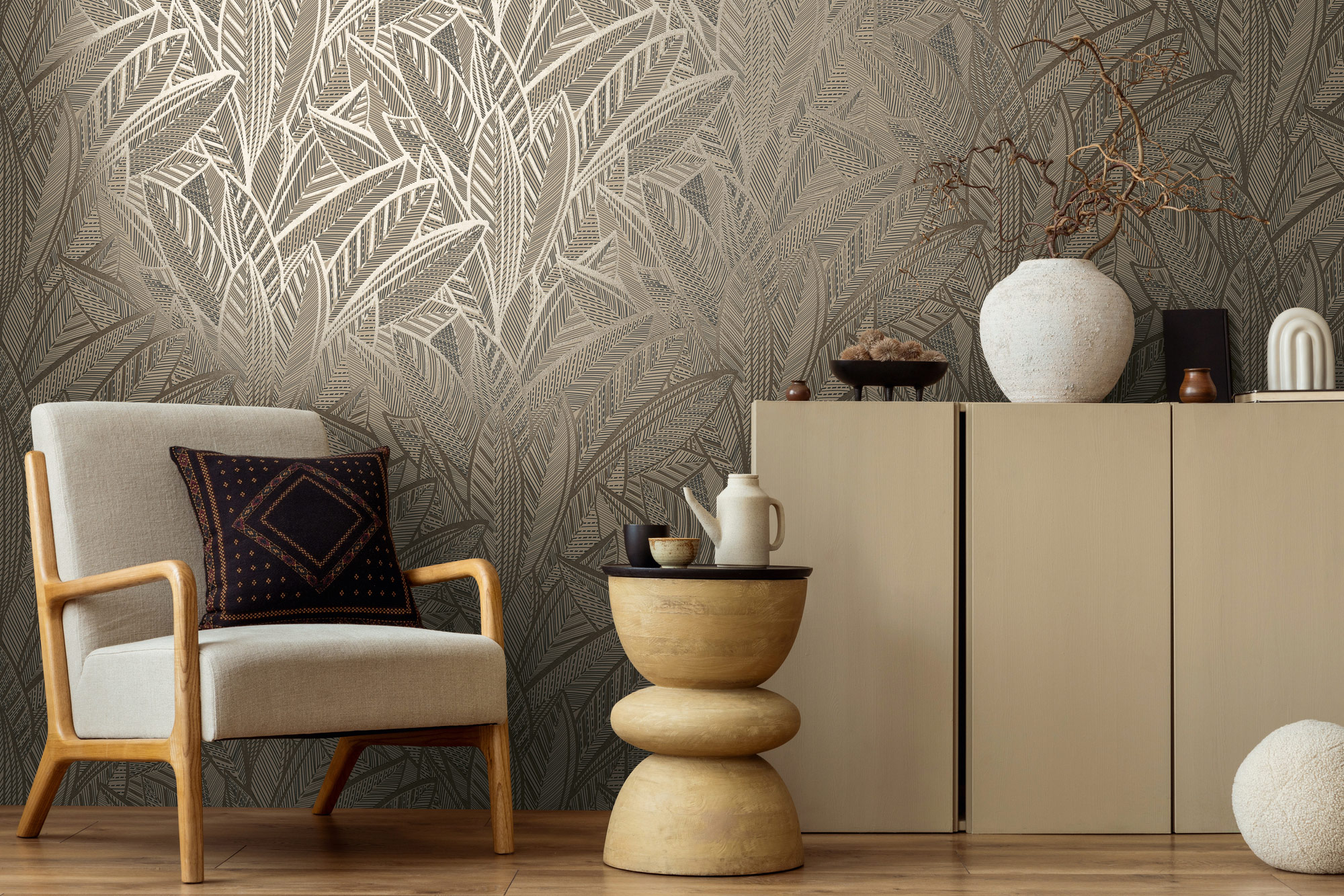 AS Vliestapete French Affair Floral Metallic 399332