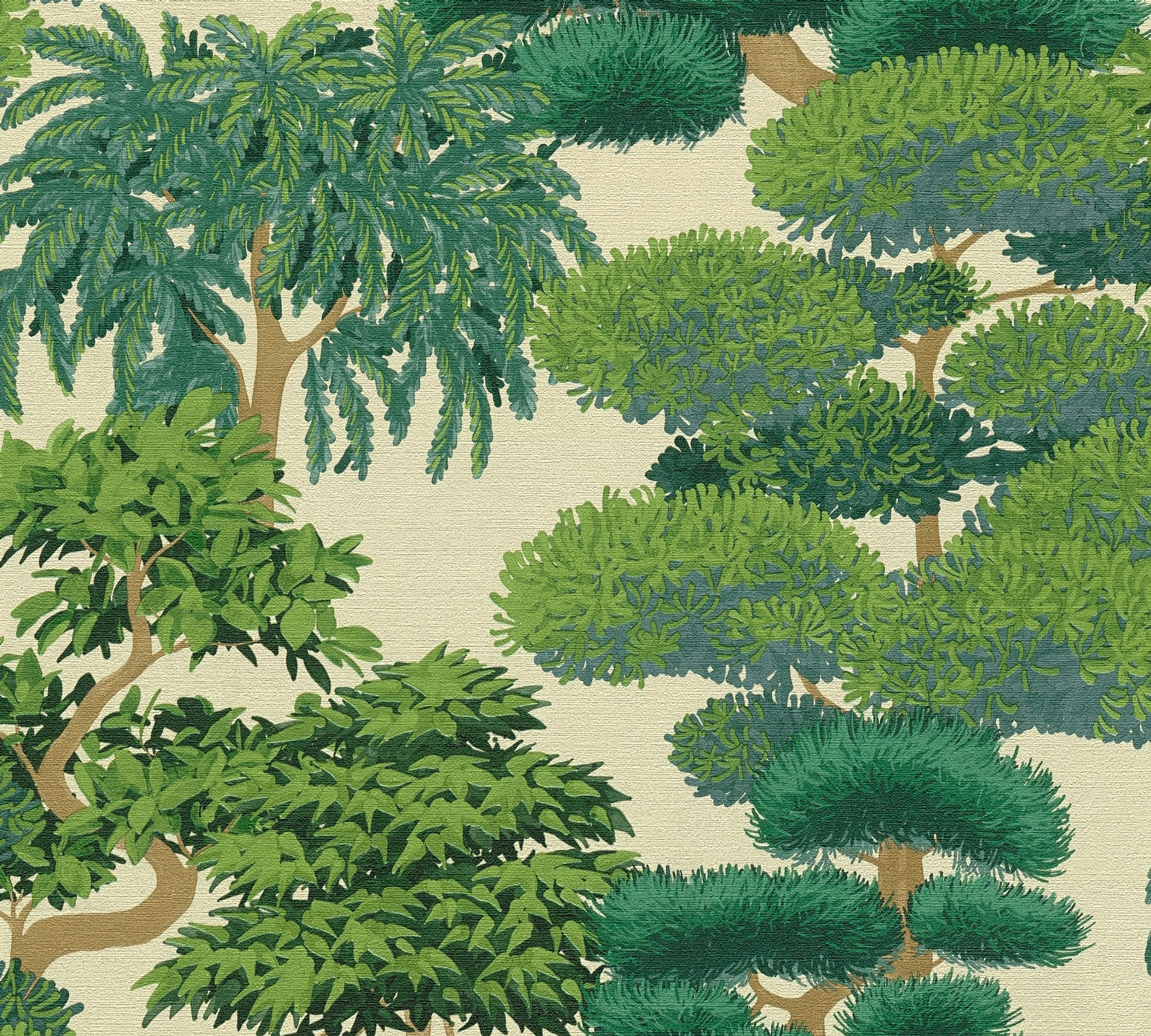 AS Vliestapete C2 Waldtapete Grün 791611