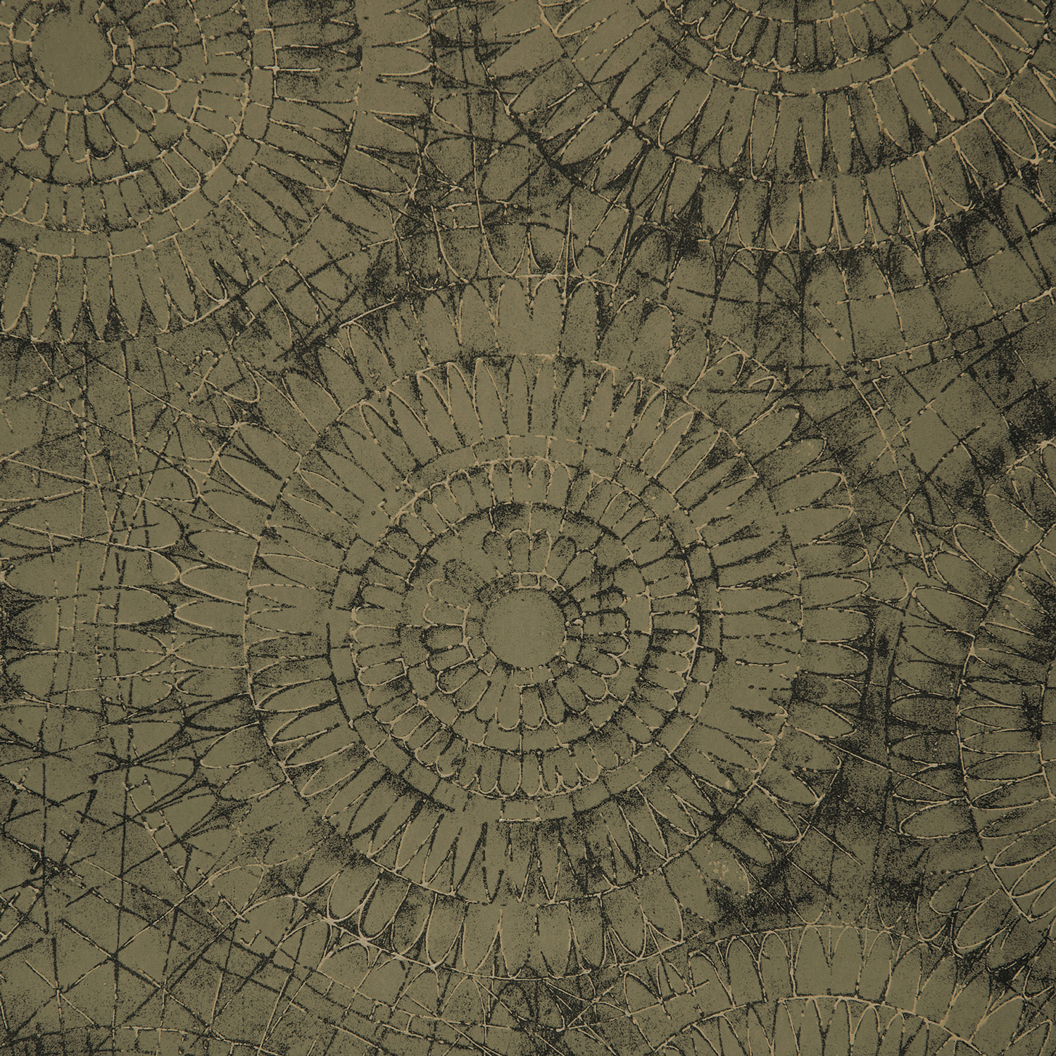 Hohenberger Vliestapete Chalk Notre Dame Olive 65567