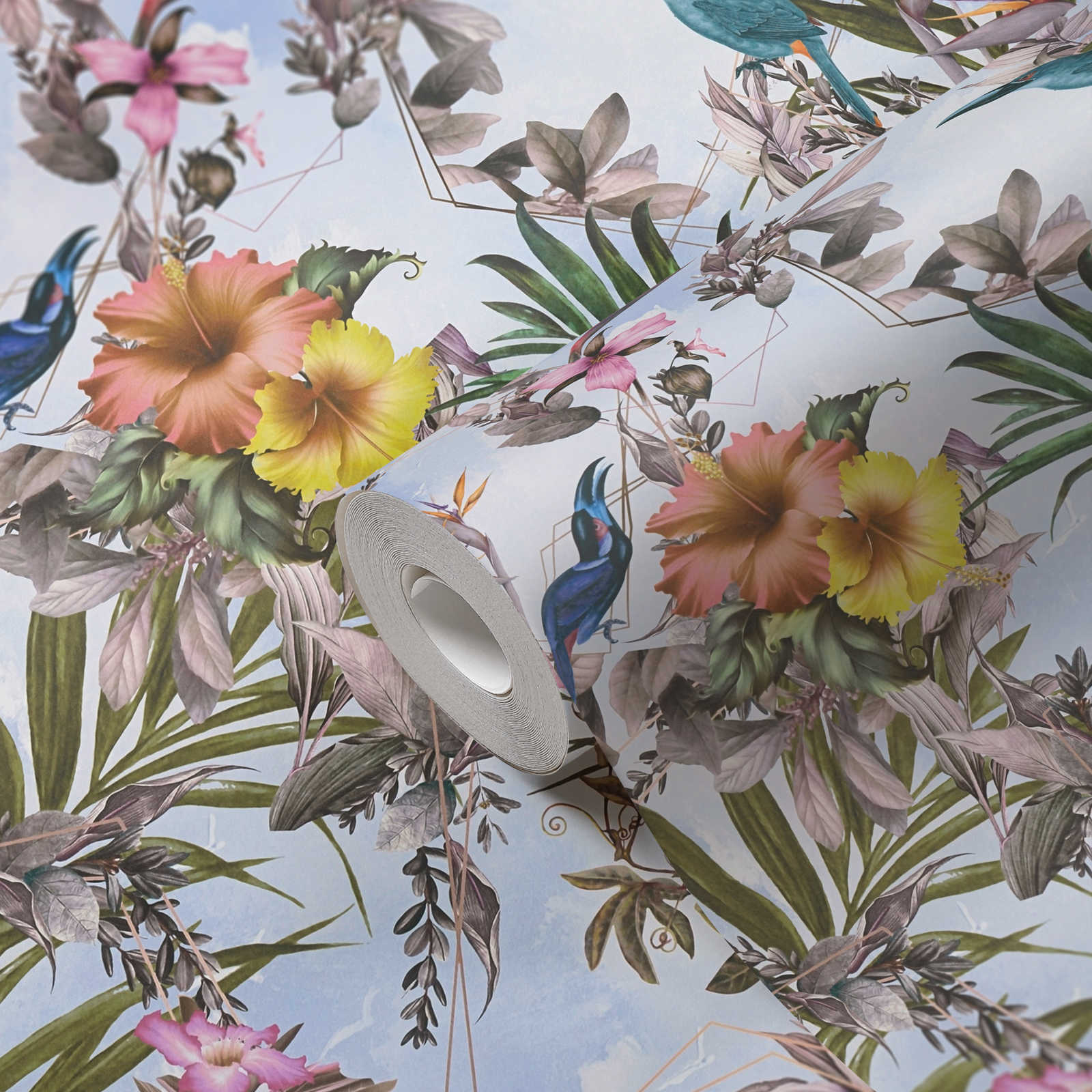 AS Création Vliestapete Dream Flowery Vogeltapete 381784