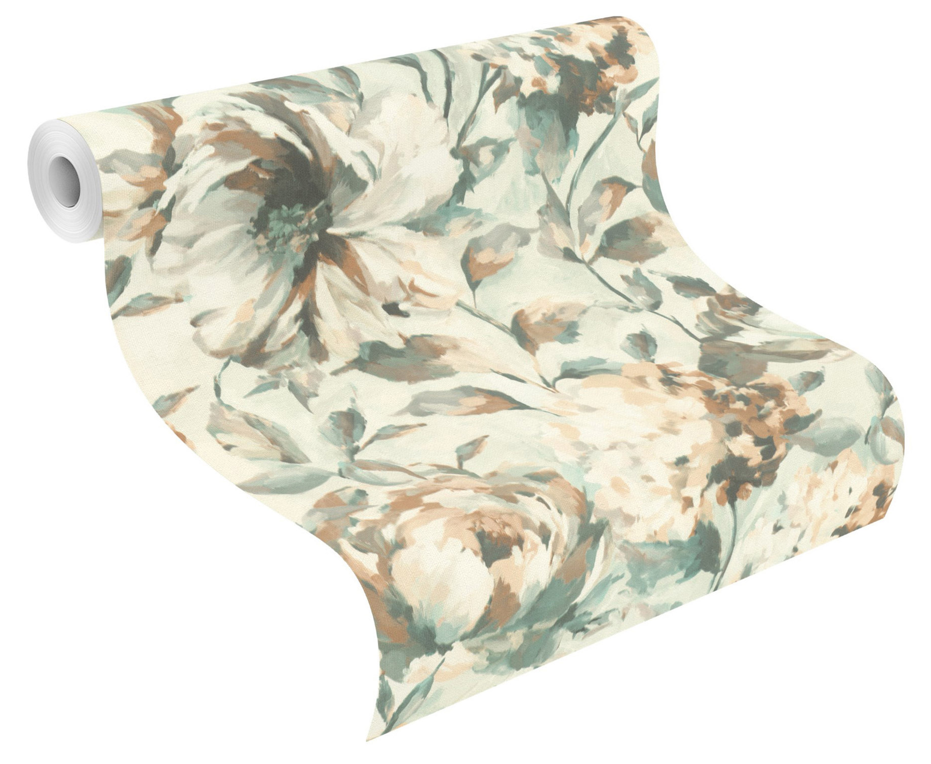 Rasch Vliestapete Florentine 3 Blumen Blüten Bouquet 485134