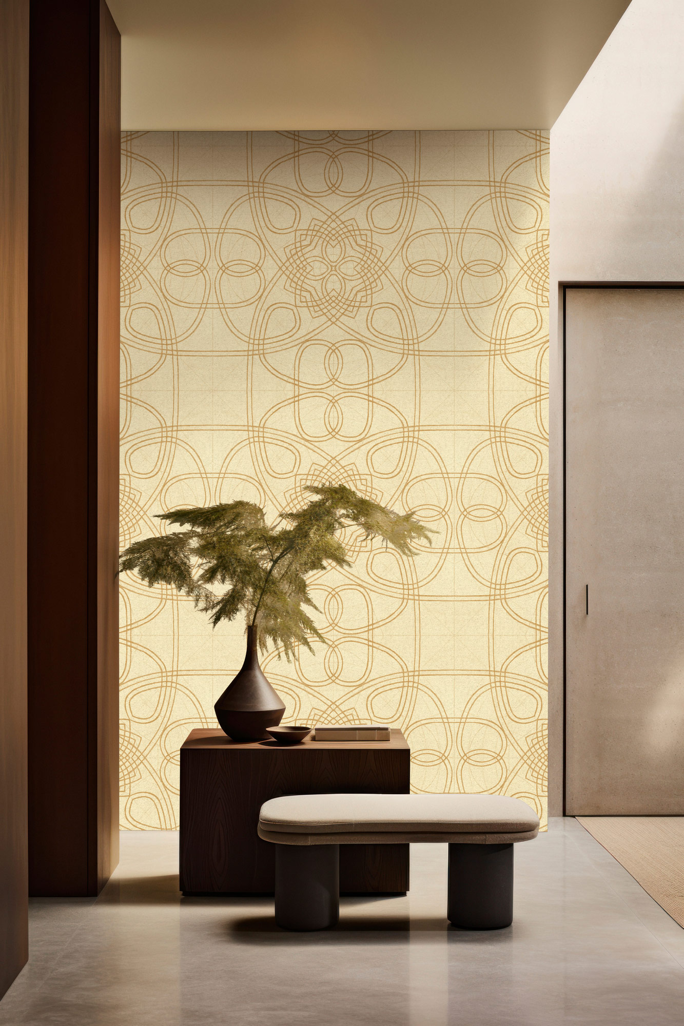 AS Fototapete Walls by Patel 5 Linien Gelb DD134471