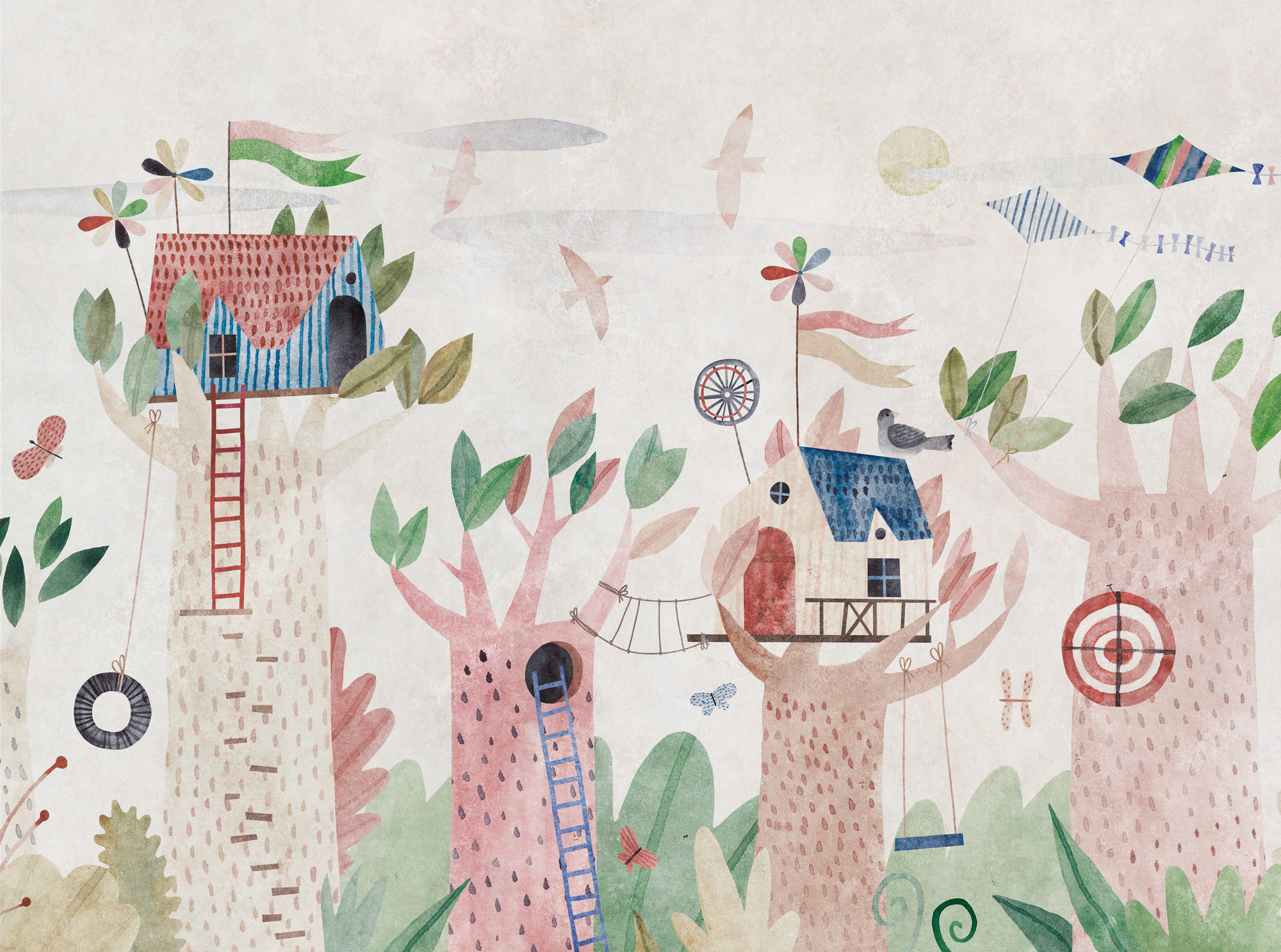 Livingwalls Vliestapete The Wall 3 Waldtapete 399061