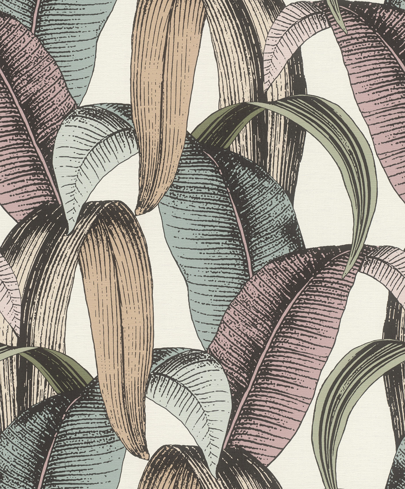 Rasch Vliestapete Symphony Grün-Mint hell 867961