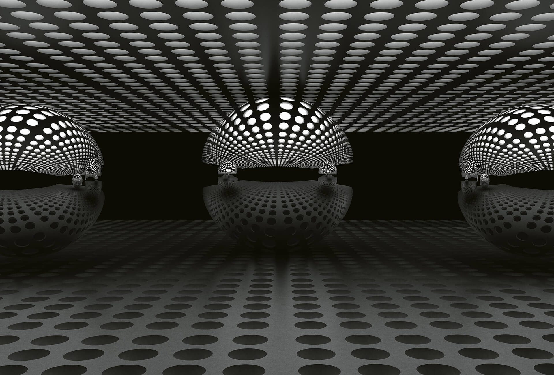 AS Fototapete Designwalls 2.0 3D Sphere Silver DD118903 AS Fototapete Designwalls 2.0 3D Sphere Silver DD118903