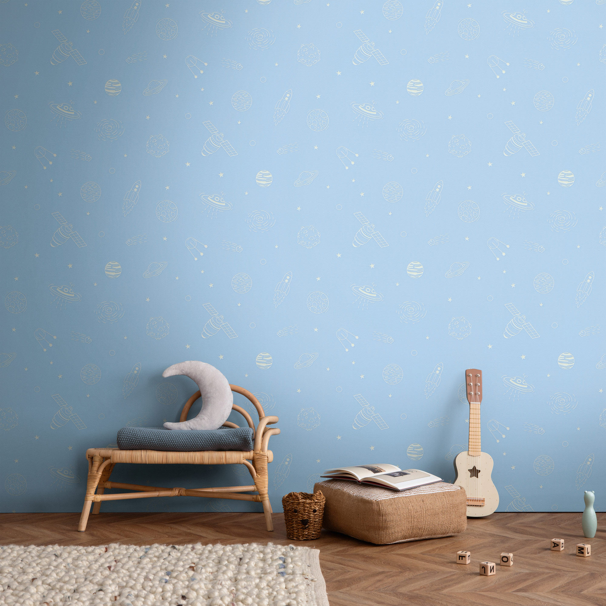 AS Vliestapete Kids Studio Kinderzimmertapete Blau 792601