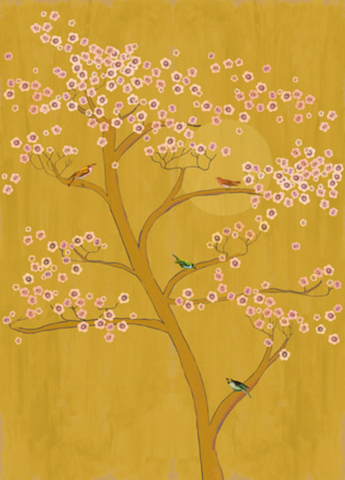 Rasch Fototapete Magic Walls Baum Blüten Japan 542127