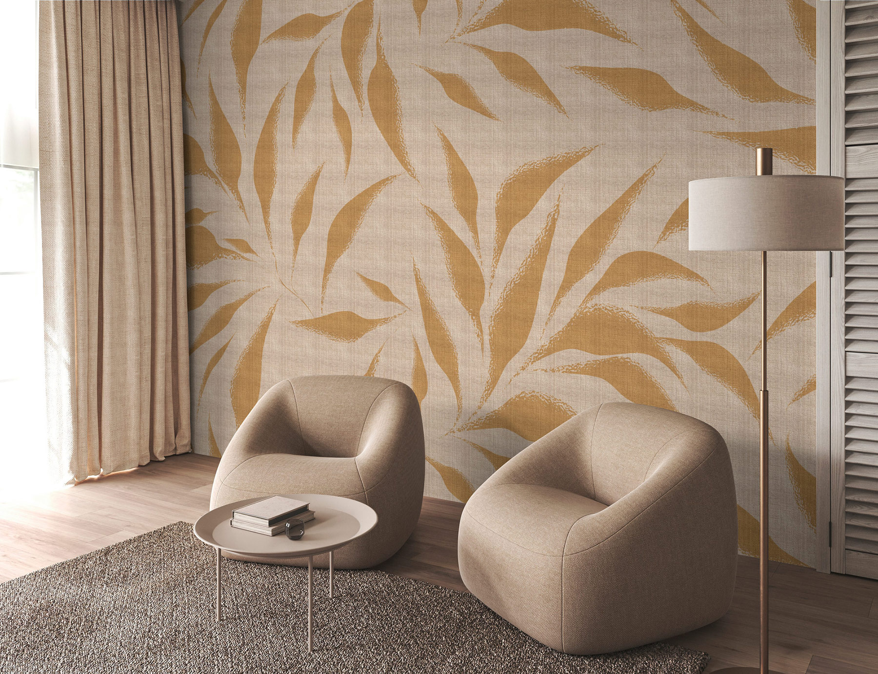 AS Fototapete Walls by Patel 5 Pflanzen Orange DD134177