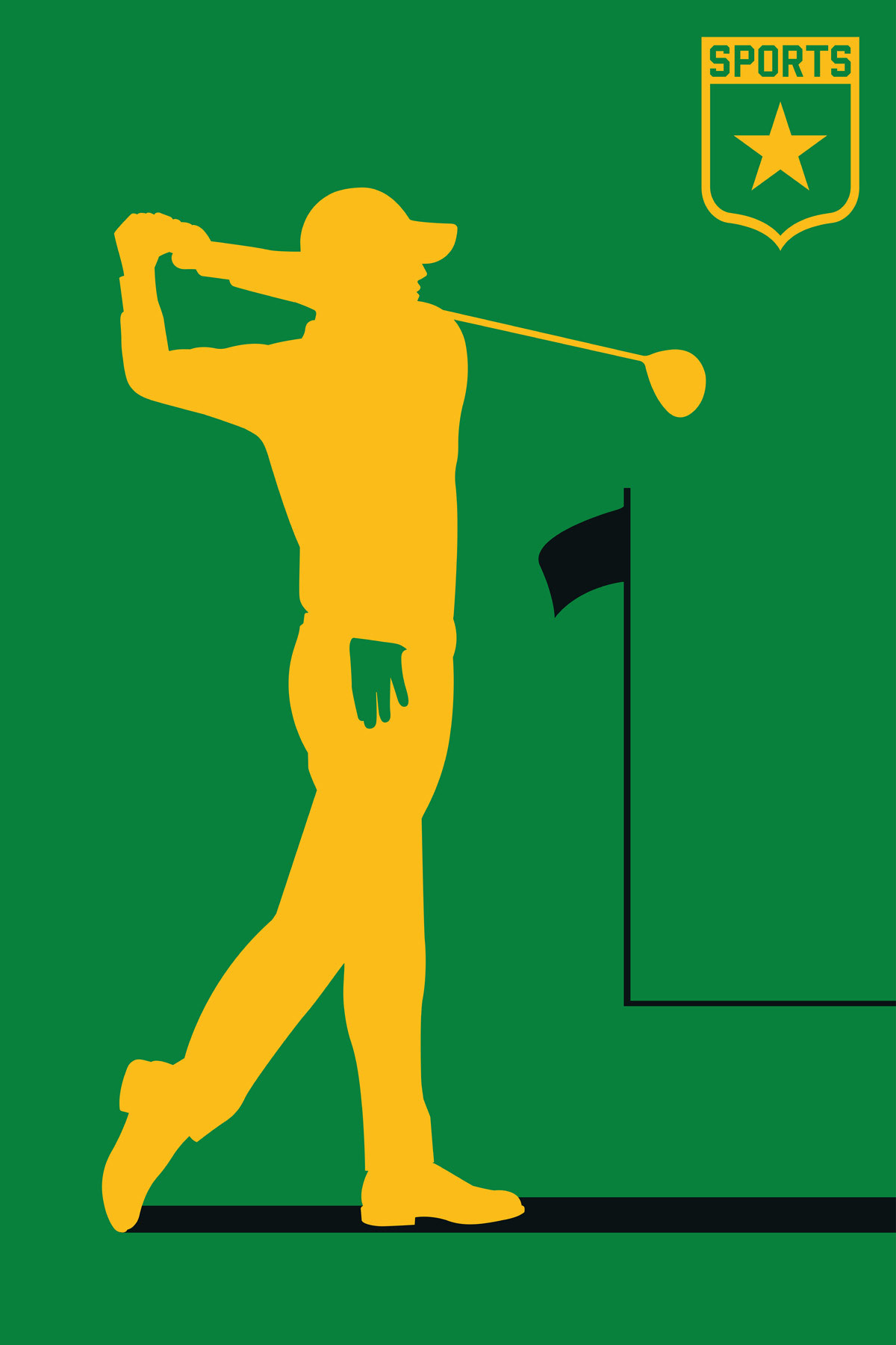 AS Leinwandbild Golfplayer DD131961