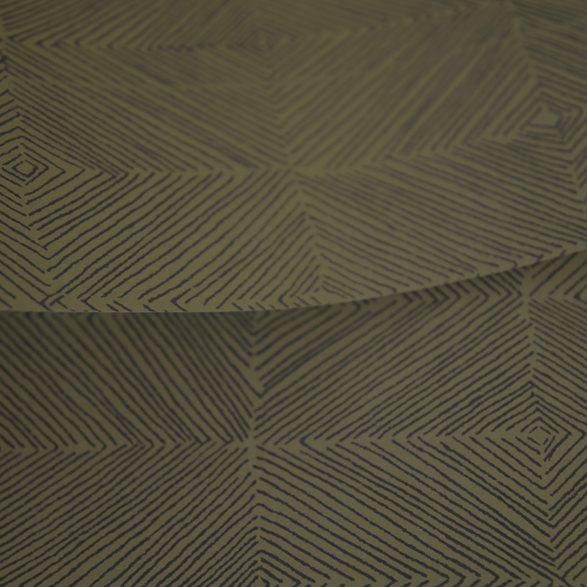Hohenberger Vliestapete Chalk Rhompus Olive 65486