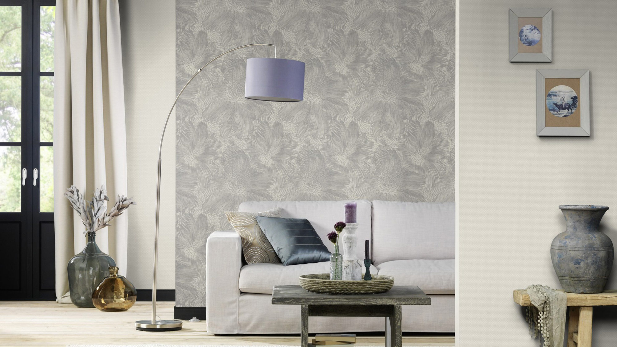 Rasch Vliestapete Allegretto Grau 509250