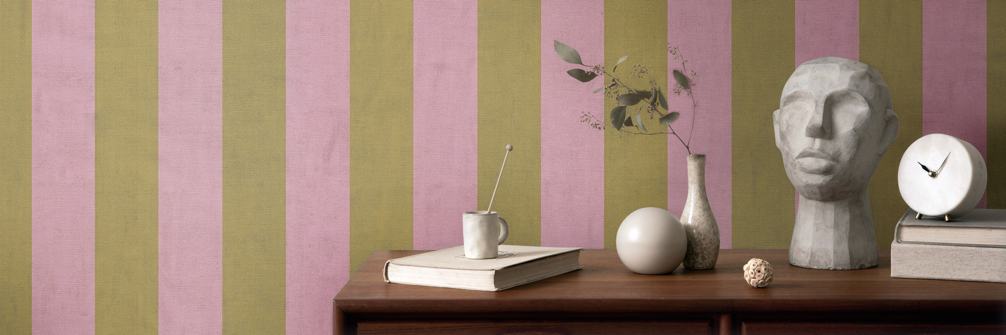 AS Vliestapete Anna d'Andrea Streifentapete Grün 782261