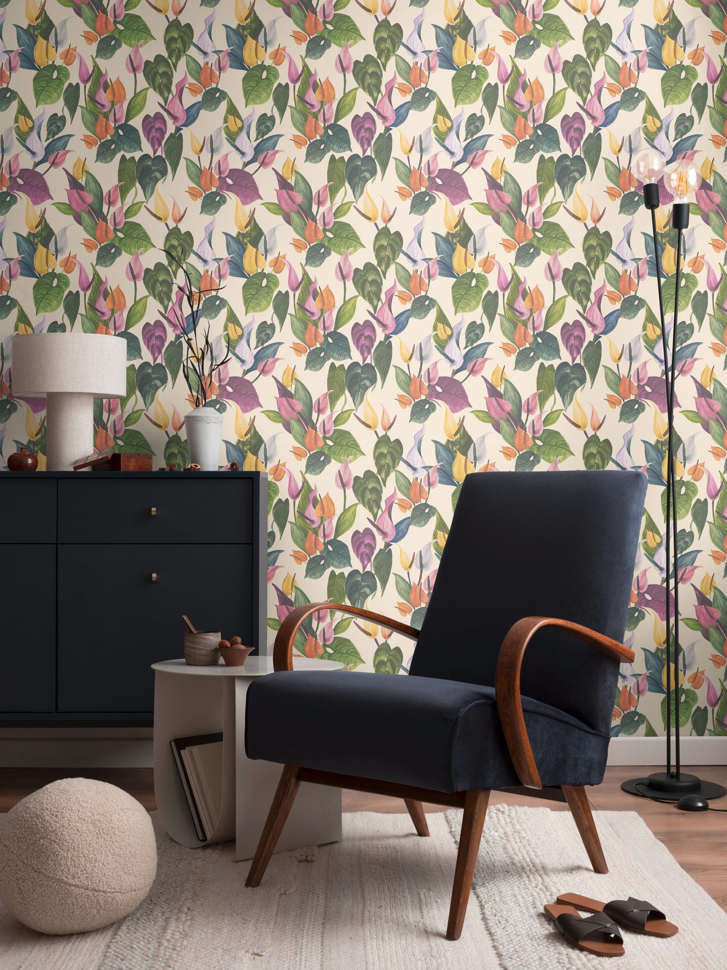 AS Vliestapete Anna d'Andrea Floral Bunt 782101