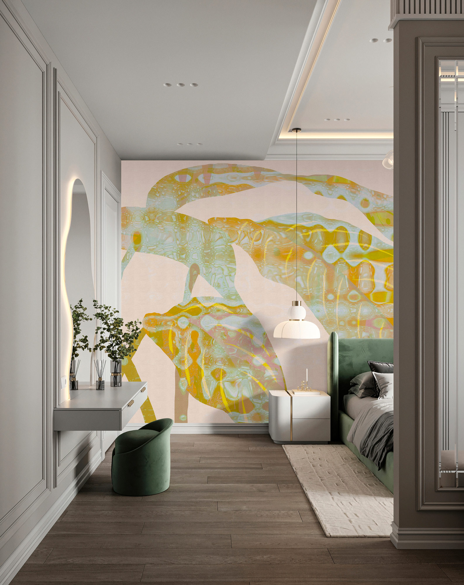 AS Fototapete Walls by Patel 5 Blätter Orange DD135113