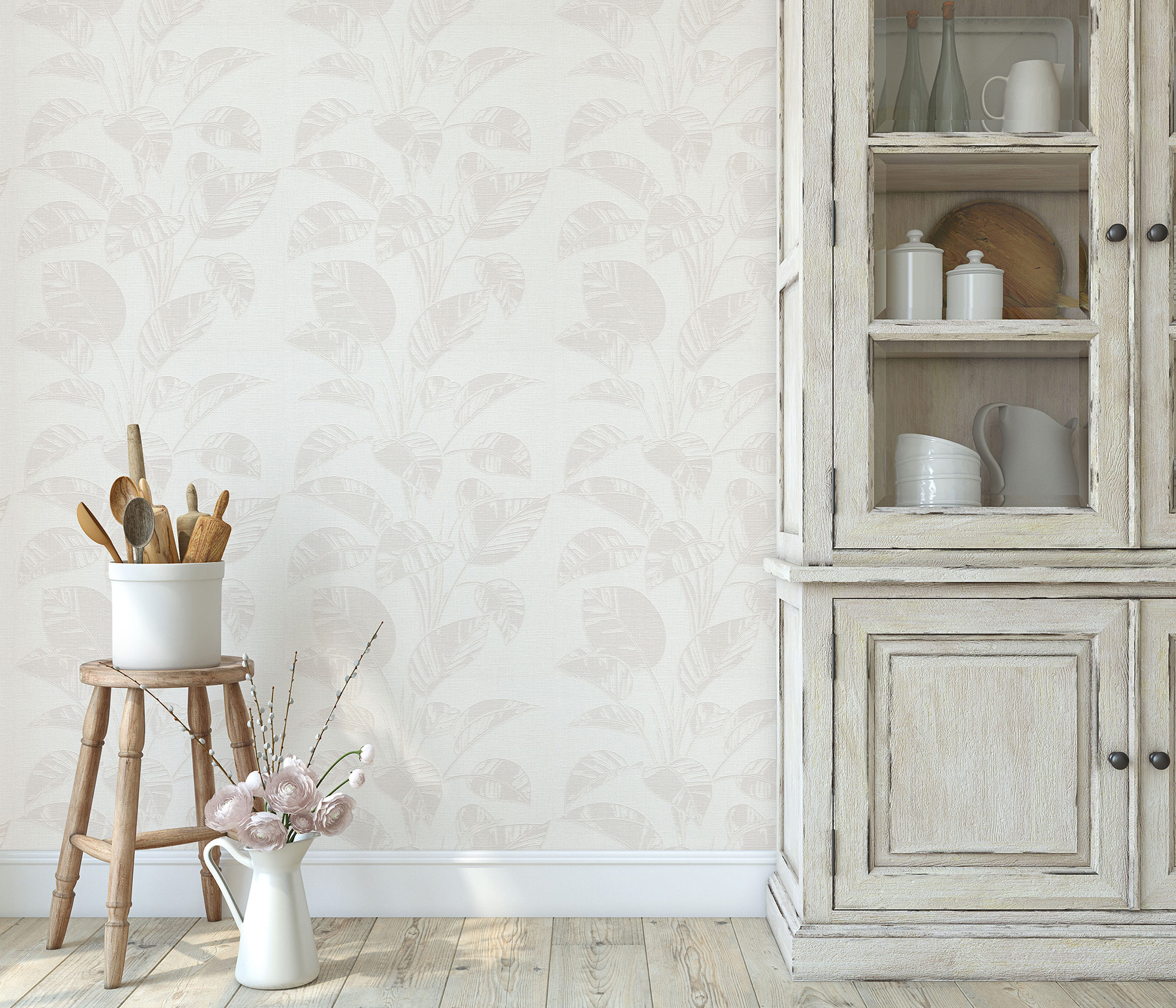 Erismann Vliestapete Opus creme 1045914