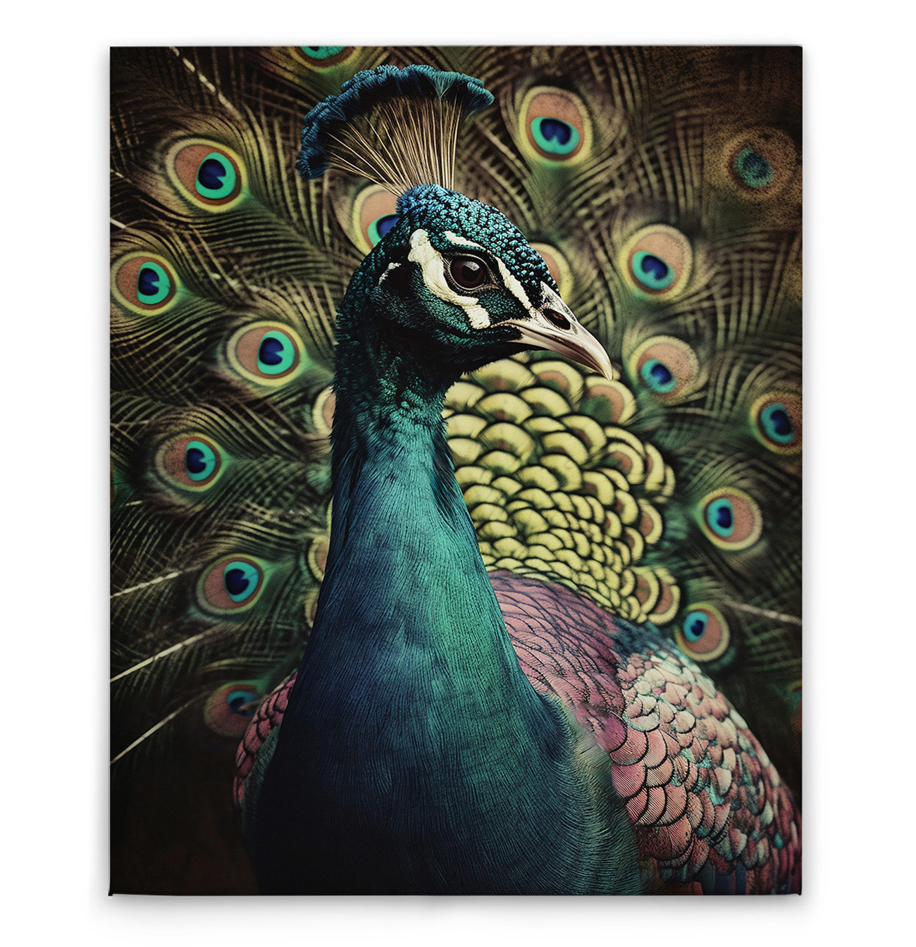 AS Leinwandbild Peacock Portrait DD133348