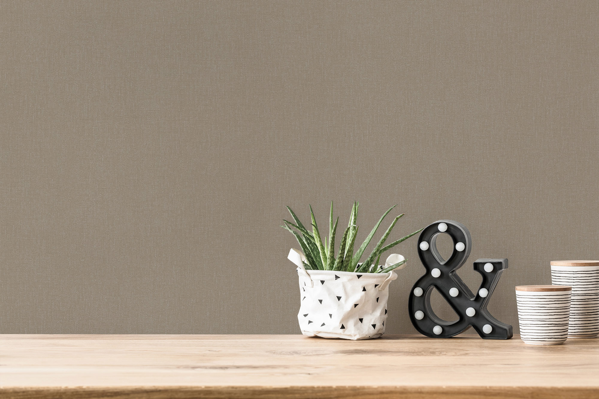 AS Vliestapete Pure Elegance Einfarbig Braun 385123