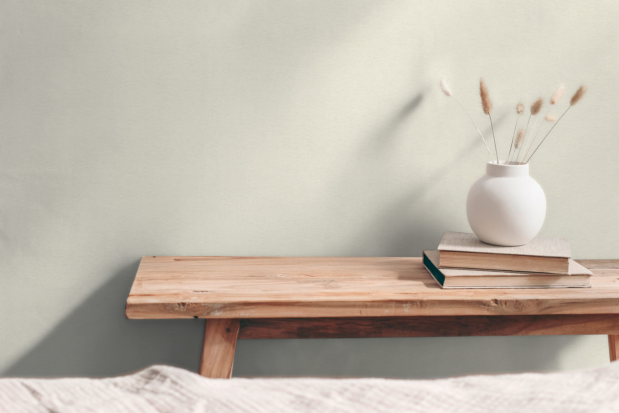 AS Vliestapete Hygge 3 Uni Creme 790982