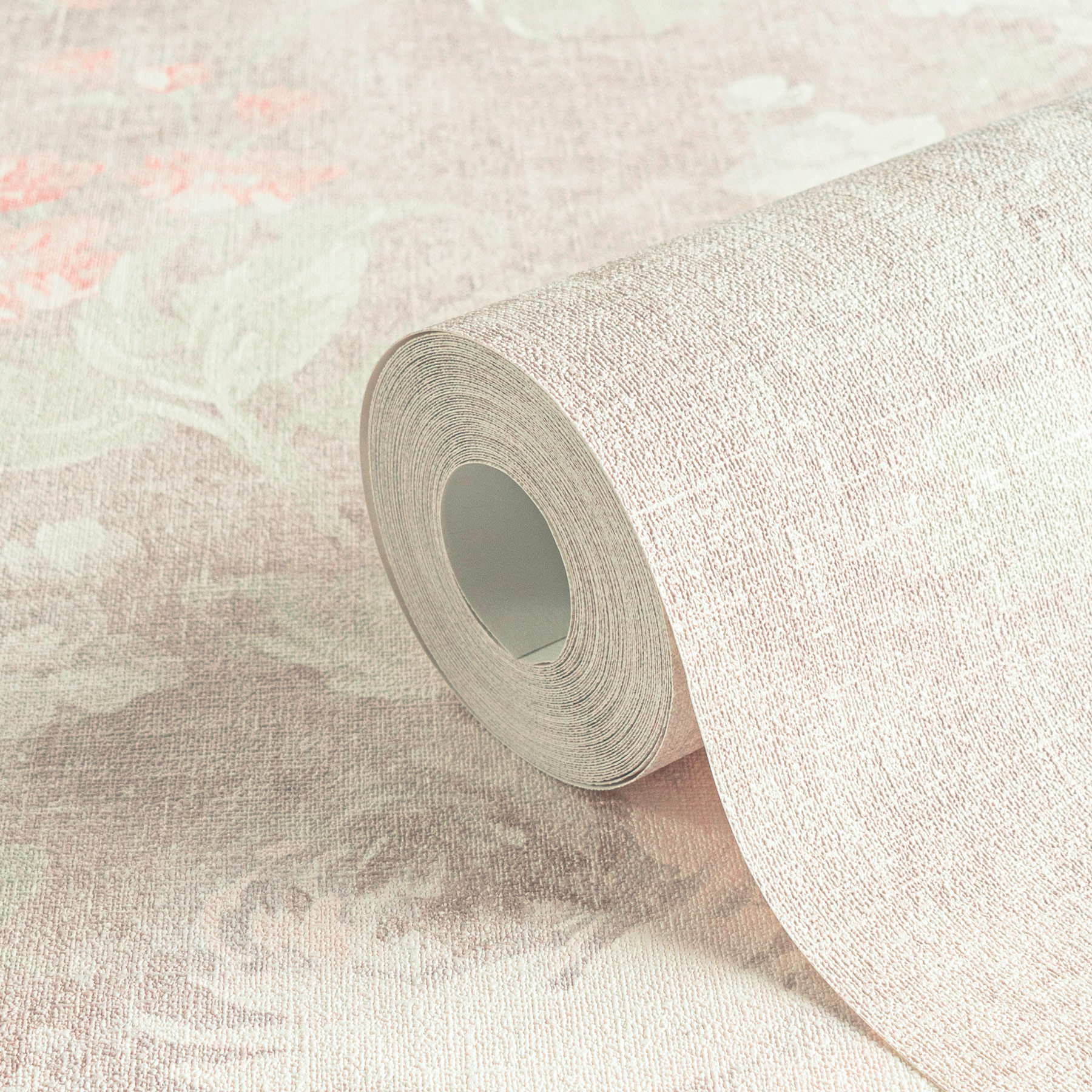 AS Vliestapete Styleguide Natürlich Blumen Creme 336042